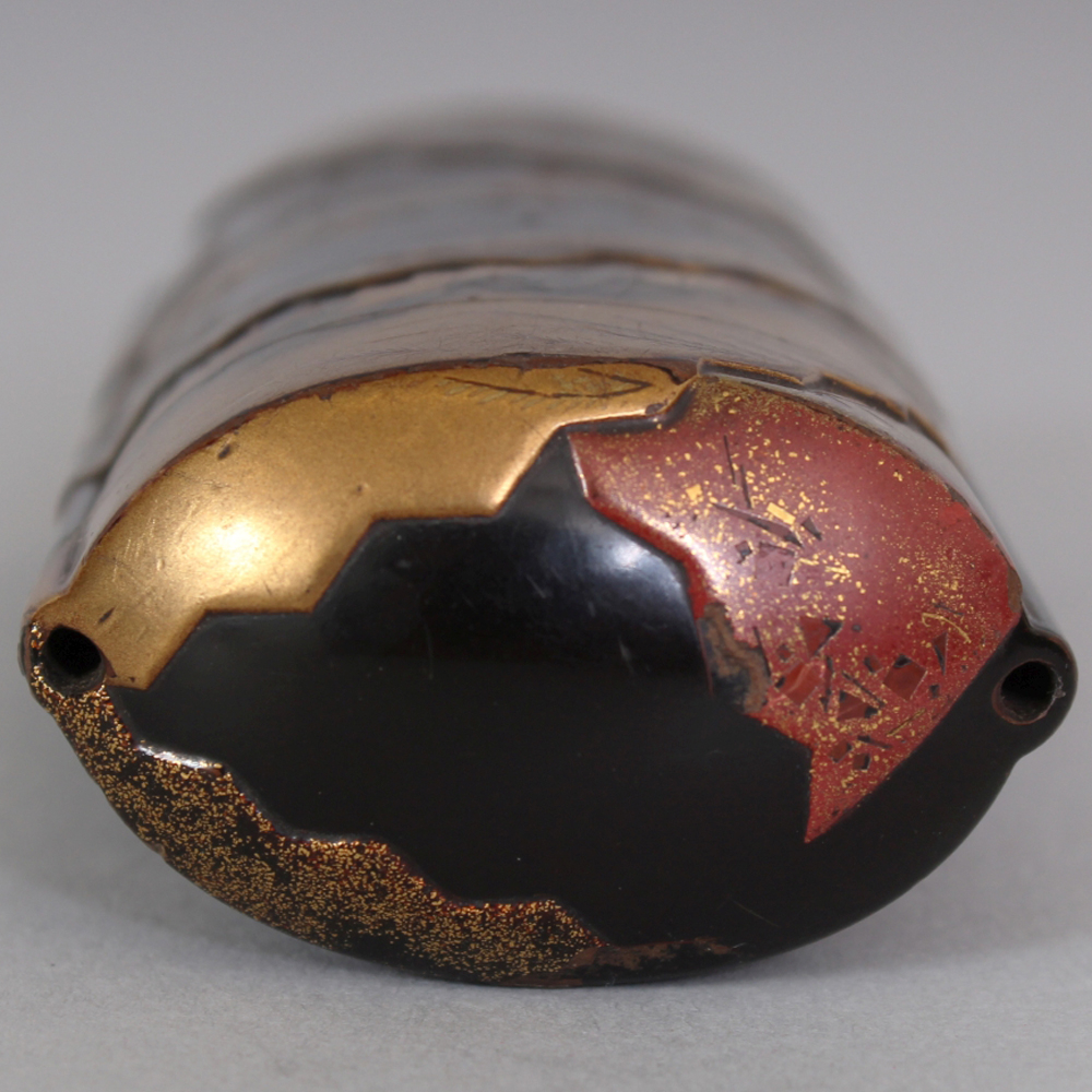 VOLE. <br>Japon, Inro en laque, Kajikawa, Epoque Edo, dbut 19me.