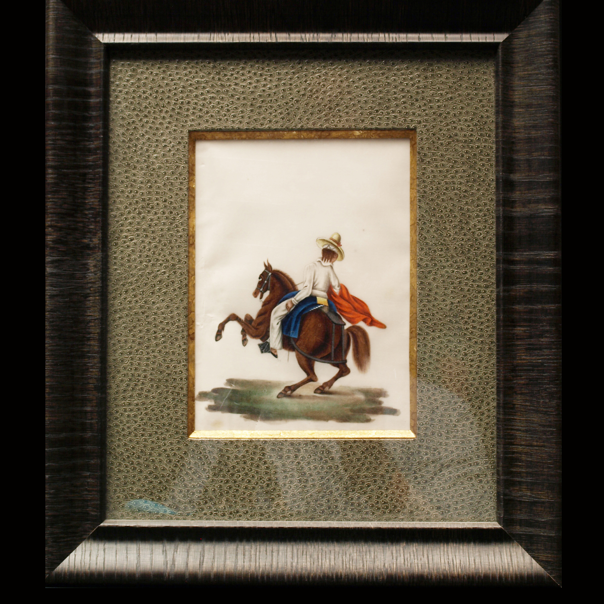 Chine, trs rare suite de 11 peintures, XIXme sicle.