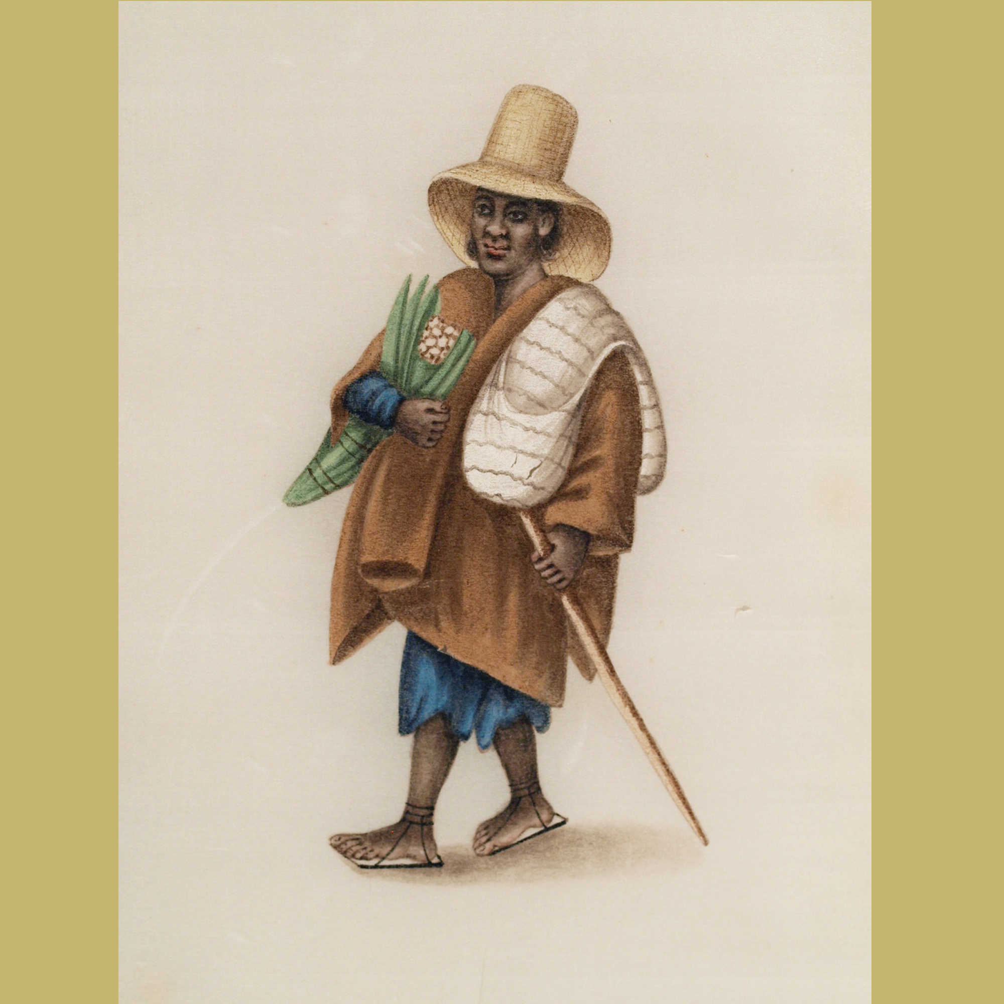 Chine, trs rare suite de 11 peintures, XIXme sicle.