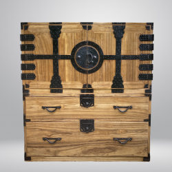 Vendu Japon, Kannon Biraki Tansu, meuble de rangement, période Meiji, 19e siècle