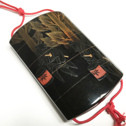 VENDU/SOLD Japon, Inro par Shunposai Setsuzan, anc. Coll. Gonse, époque Edo vers 1800.