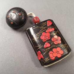VENDU Japon, Inro en laque, époque Meiji., inro