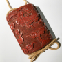 Vendu / Sold Inro en laque rouge tsuishu, Japon époque Edo