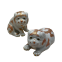 VENDU/SOLD apon, deux petits chiens, porcelaine de Kutani, 19ème siècle