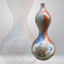 Japon, vase e porcelaine de Kutani, 19ème siècle