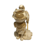 Vendu Japon, Okimono en ivoire, ramasseur de grenouilles, poque Meiji, 19me sicle