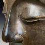 Vendu, Chine, grande tête de Bodhisattva en bronze, 19ème siècle