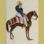 Chine, trs rare suite de 11 peintures, XIXme sicle.