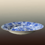 Japan, grand plat blanc, Arita, poque Edo.