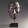 Japon, masque sculpt, poque Edo, 17-18me sicle.