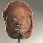 Japon, masque sculpt, poque Edo, 17-18me sicle.