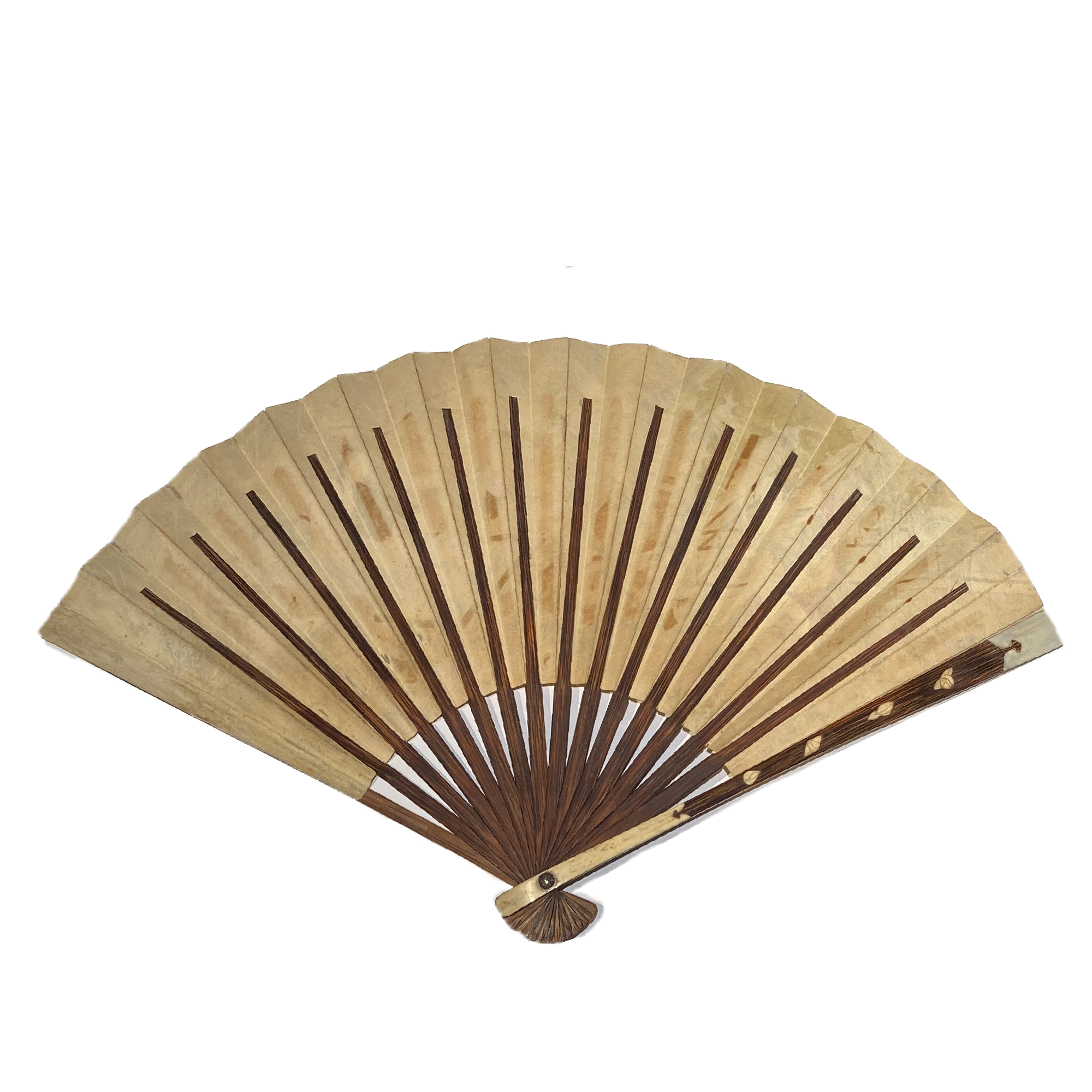 Chine, ventail rotique, 19me sicle.