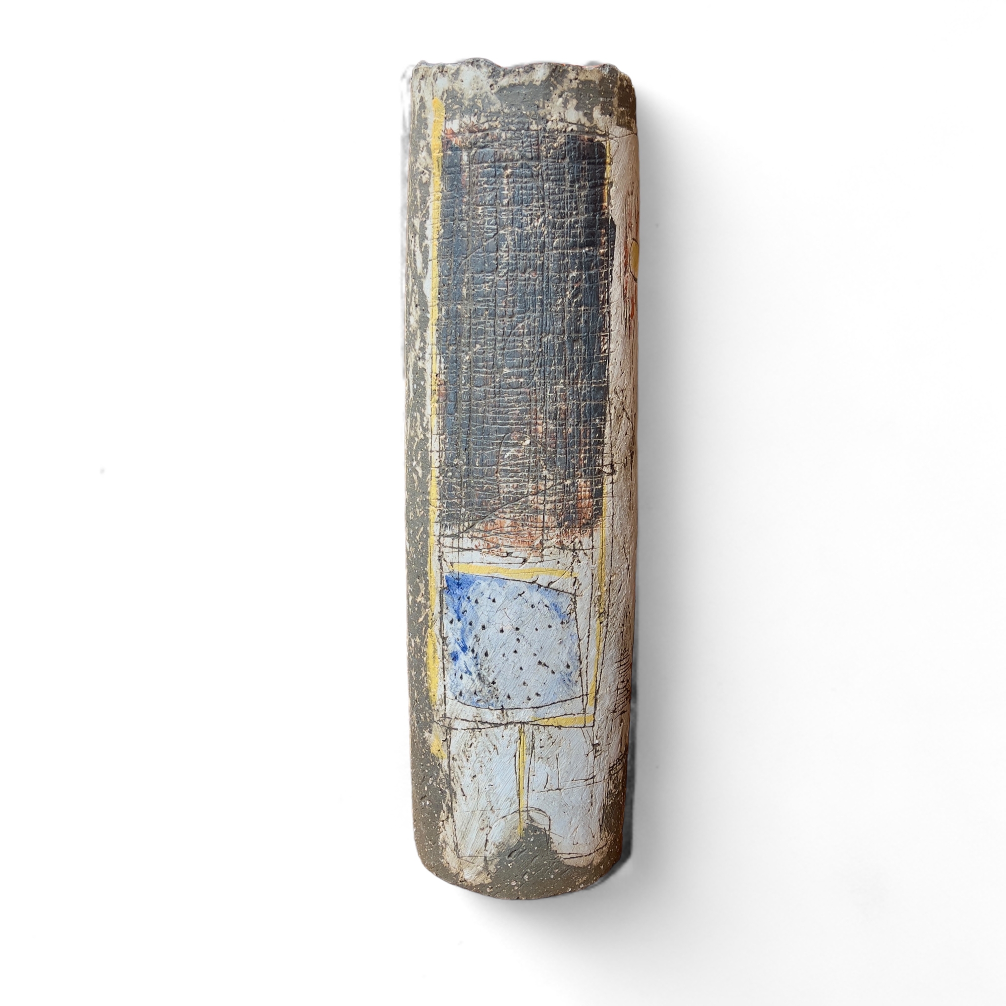 Hiroshi Komazawa, grand vase tube, Wall Graffiti vers 1993