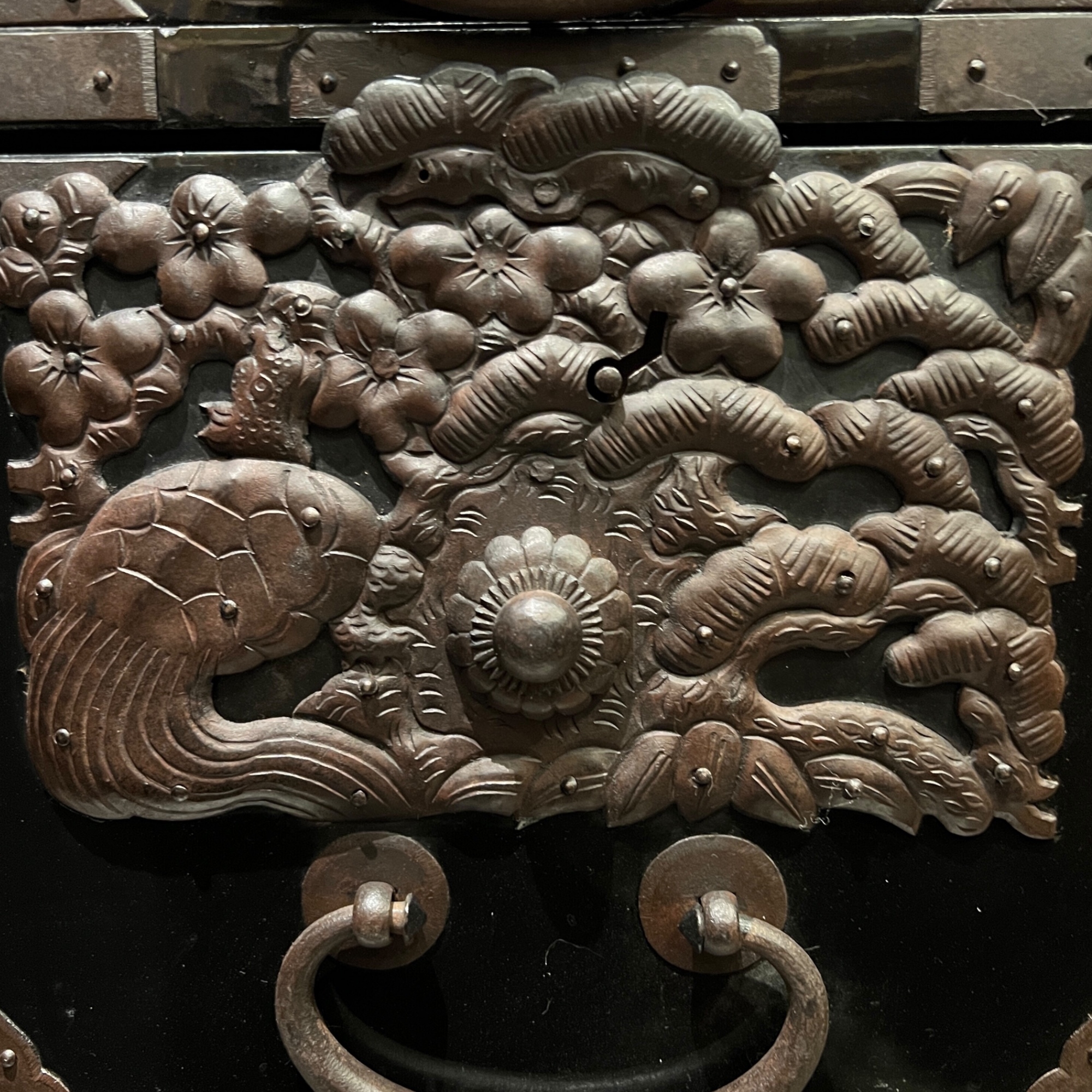Japon, commode Tansu, Meiji