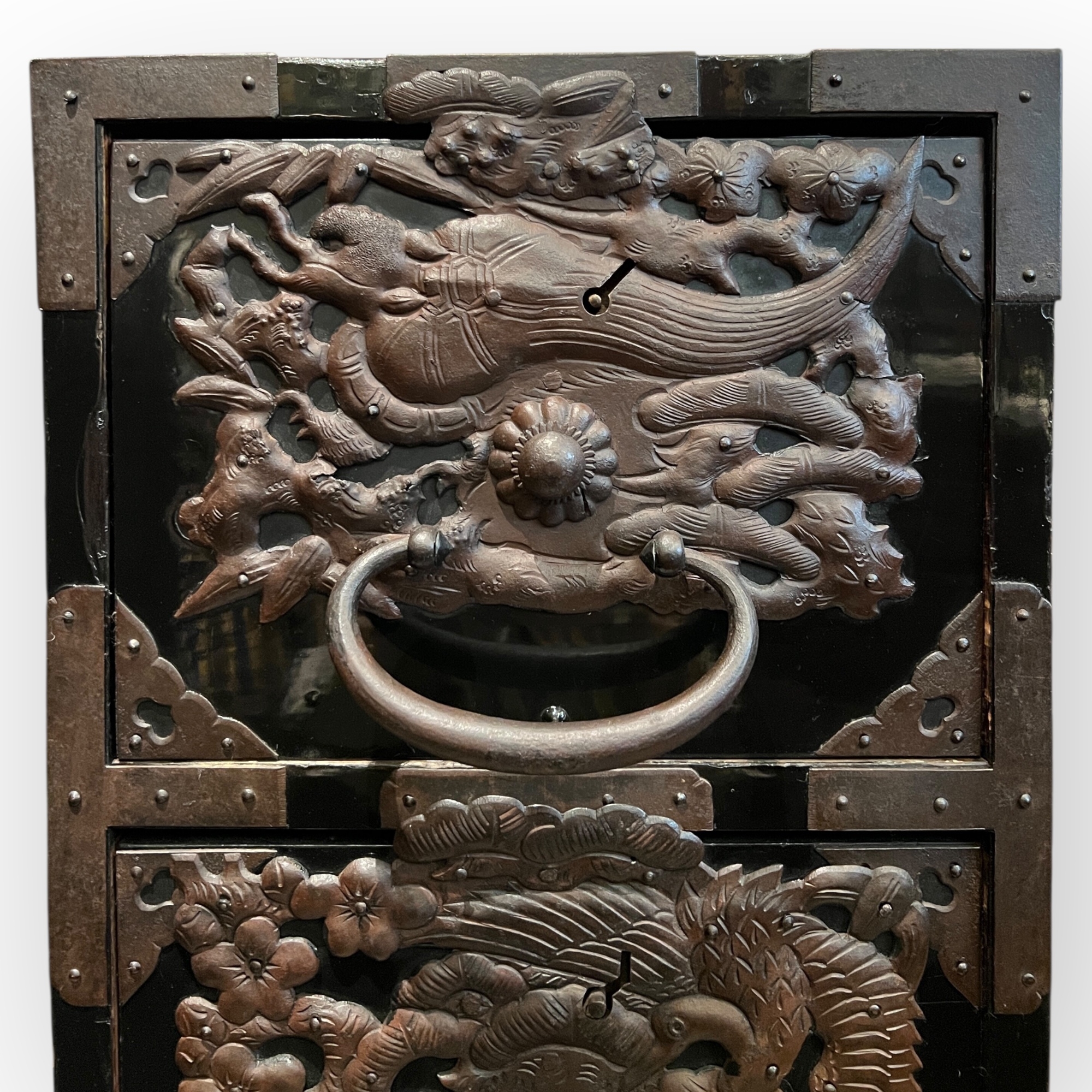 Japon, commode Tansu, Meiji