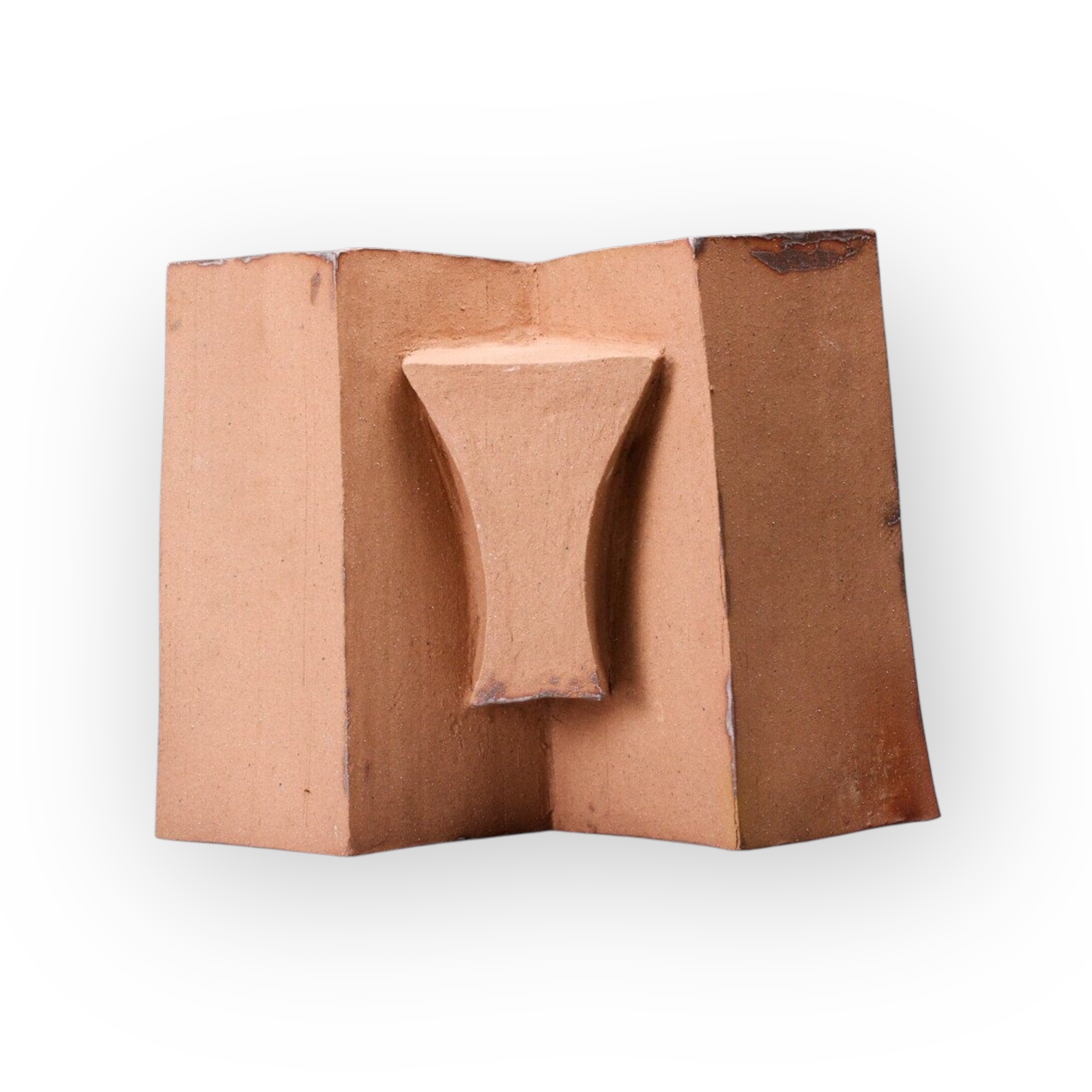 Yoshimasa Toba, sculpture paravent en grs maill, vers 1986