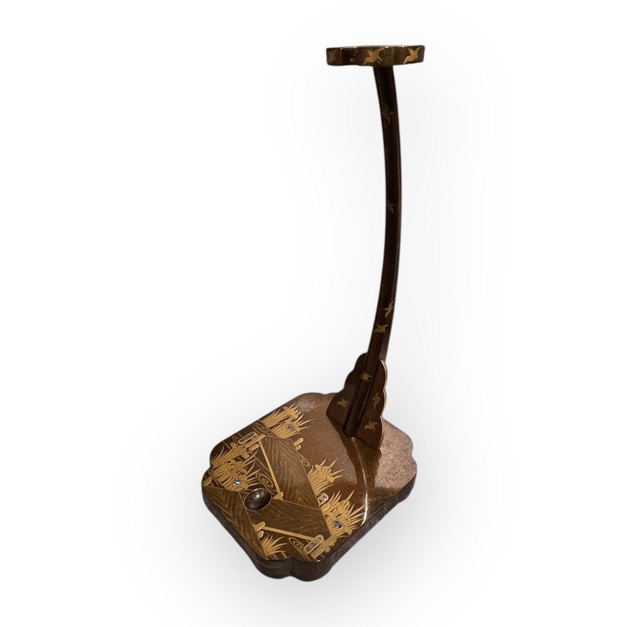 Japon, Porte-katana japonais en laque  Tashi Kake, poque Meiji (19ᵉ sicle)
