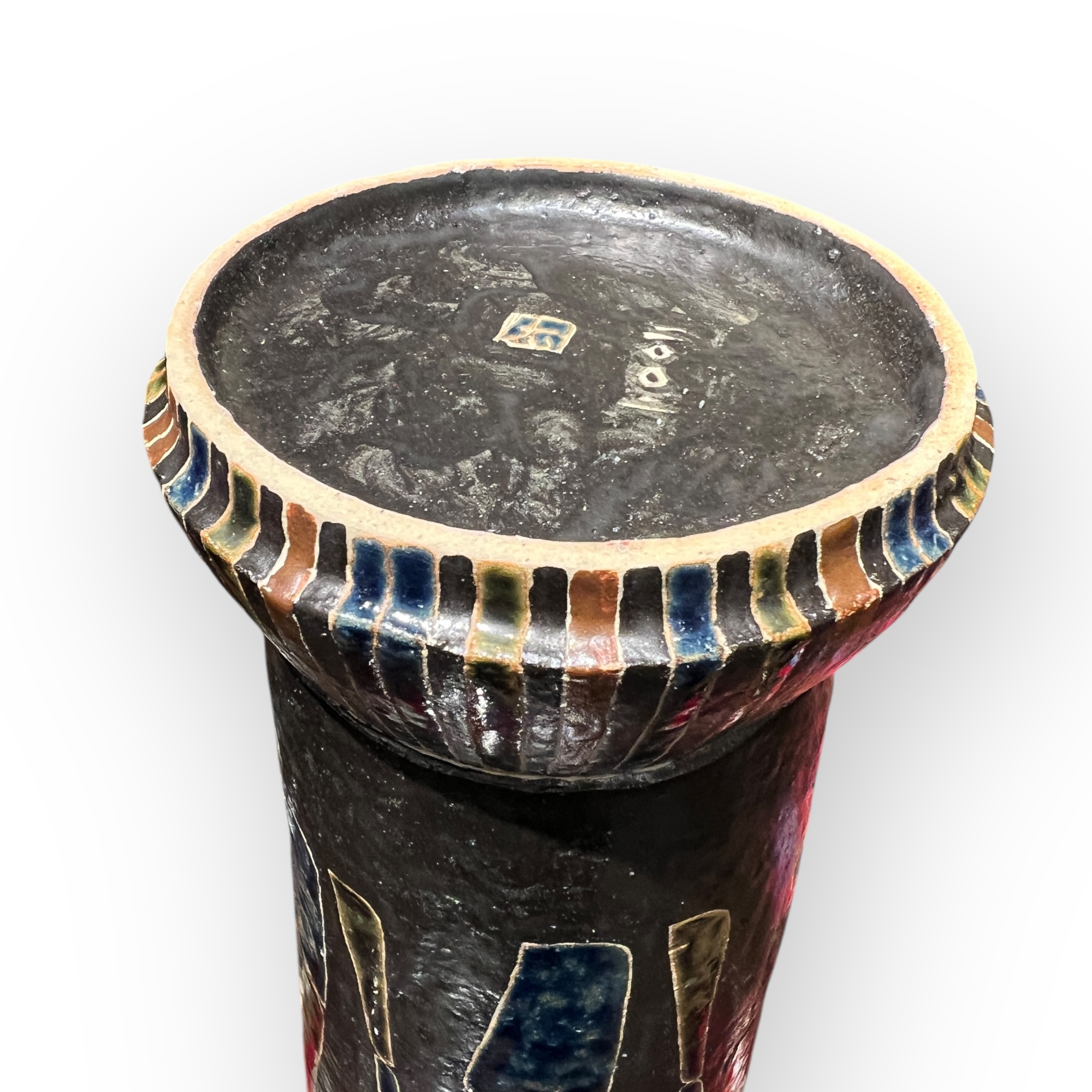 Taro Kamoda (n en 1963, Mashiko), Vase en cramique vers 2000.