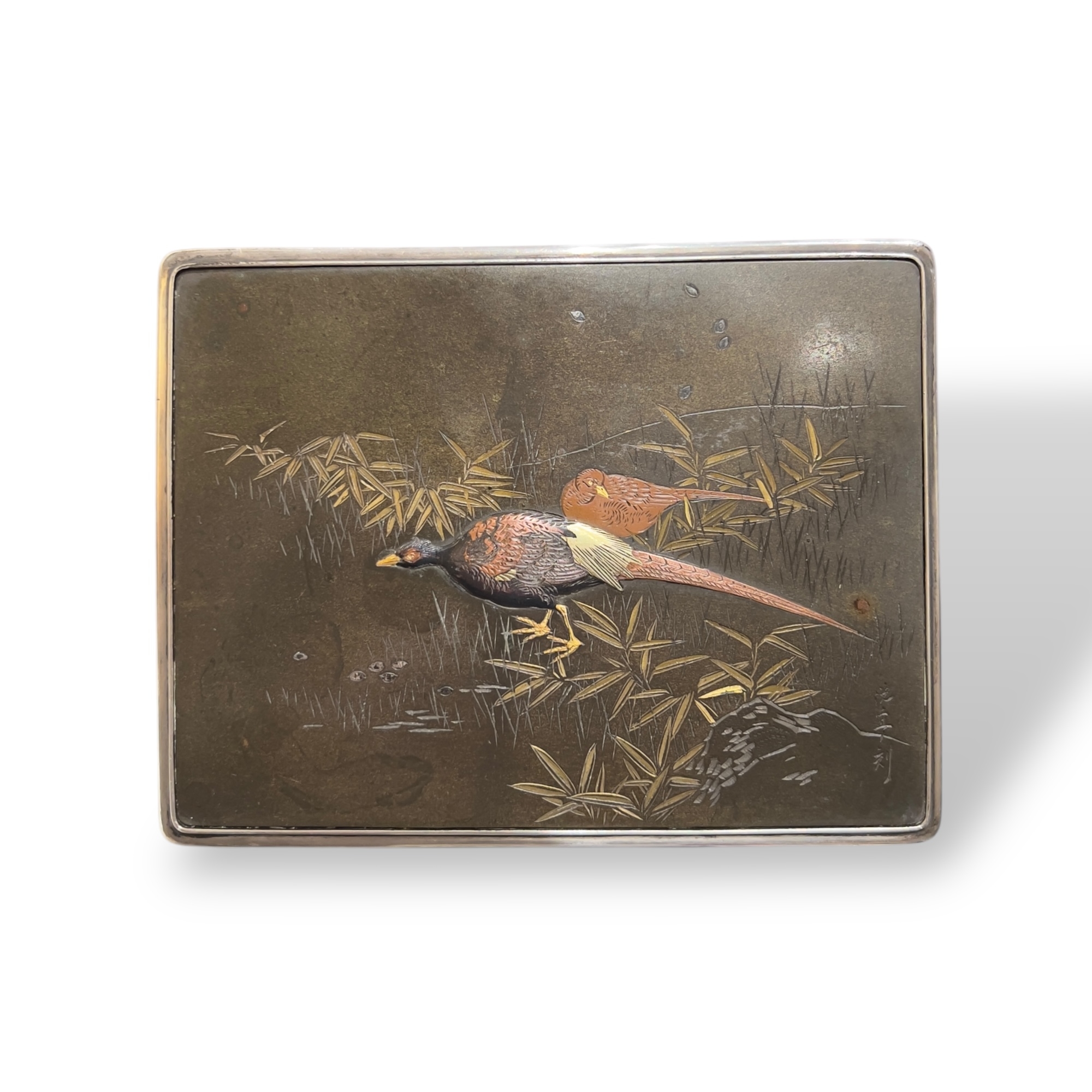 Boite signe Katsutoshi Koku, Japon, poque Meiji 1868 -1912