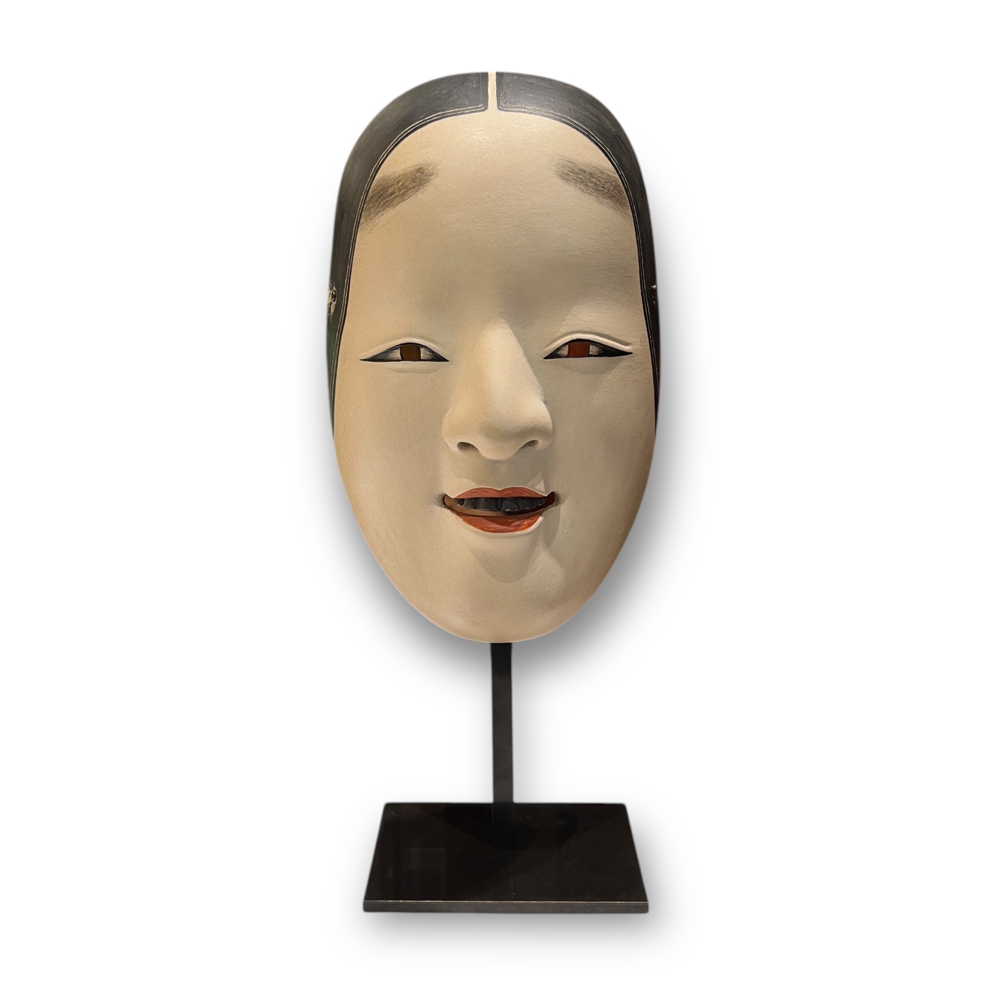 VENDU Masque du thtre Noh reprsentant Ko-Omote, Japon,19e sicle