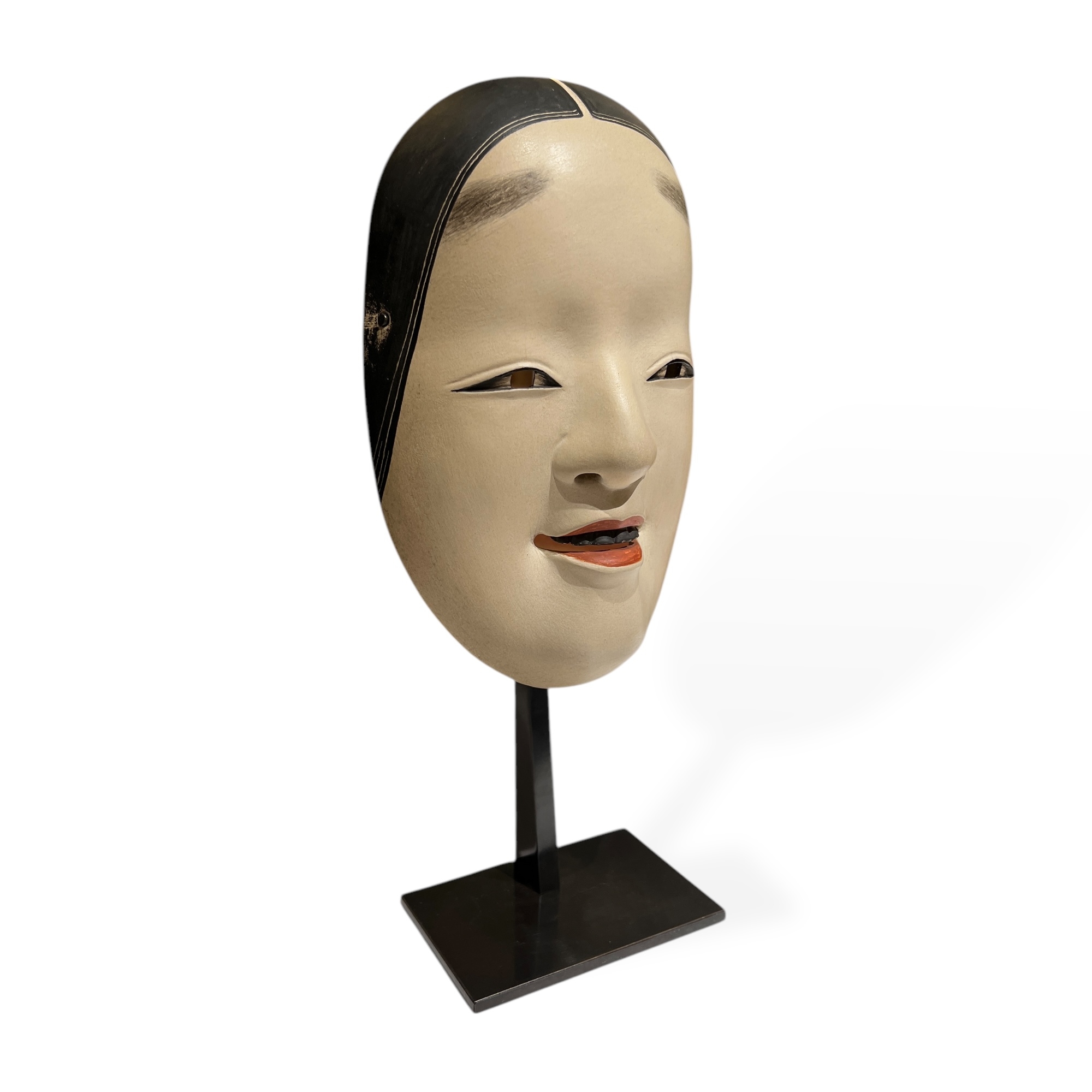 VENDU Masque du thtre Noh reprsentant Ko-Omote, Japon,19e sicle