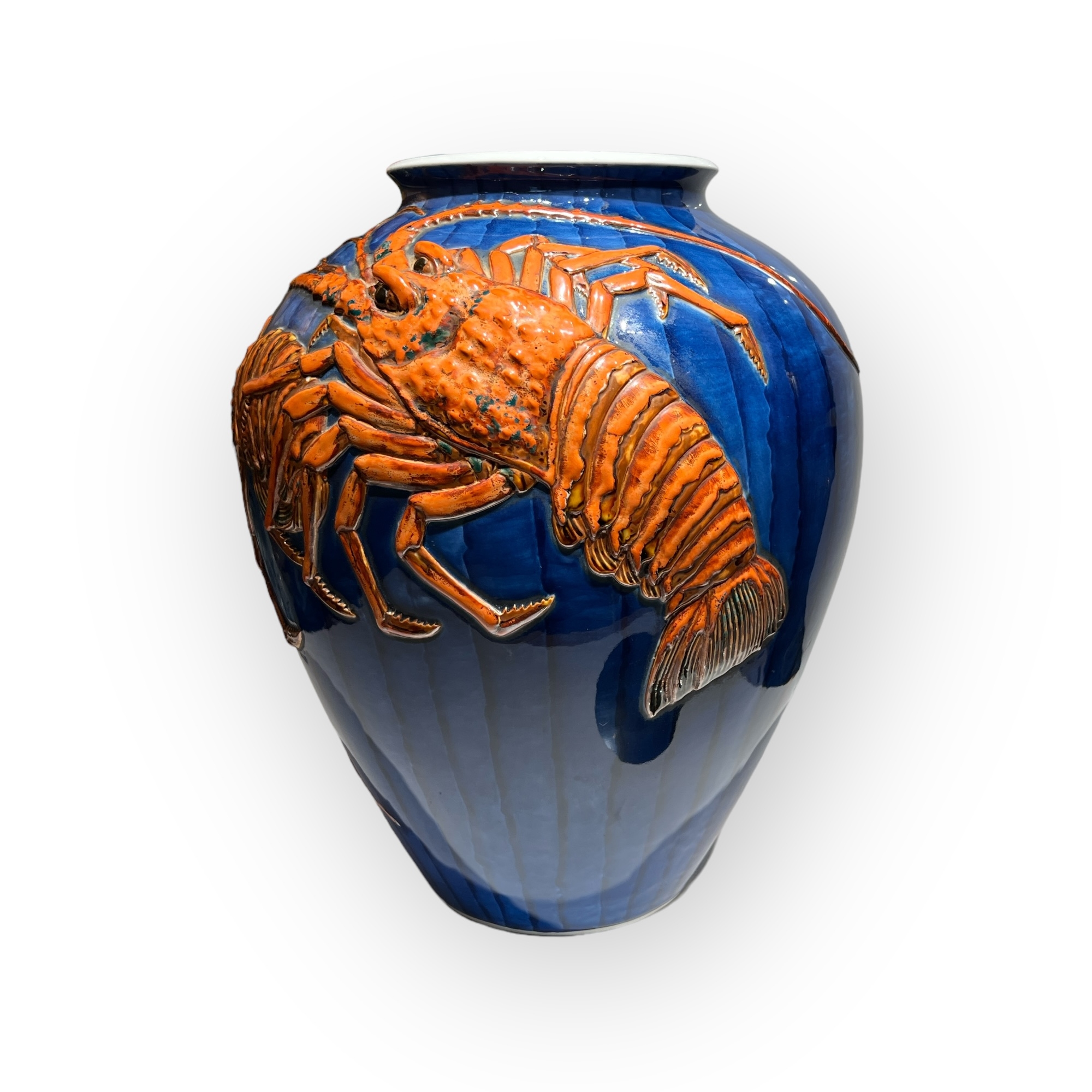 VENDU Grand vase sign Tetsuzan, Japon Arita vers 1950