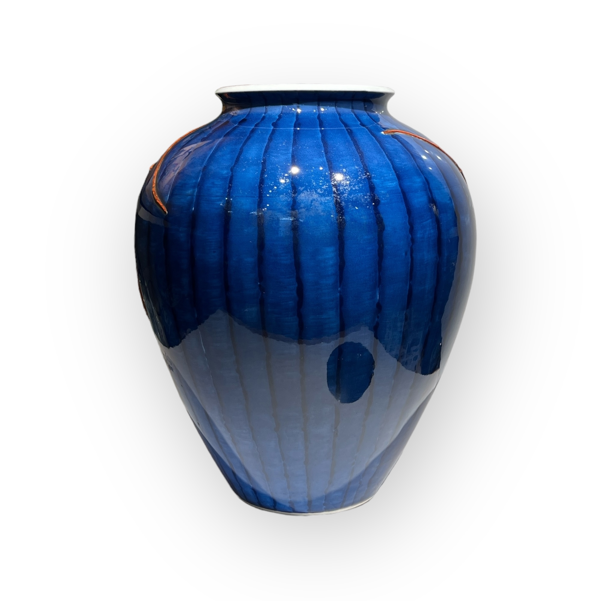 VENDU Grand vase sign Tetsuzan, Japon Arita vers 1950