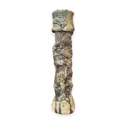 Vase en grs, Nakamura Kimpei, Japon, vers 1969. 