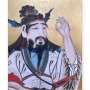 Japon, Paravent  deux feuilles, Les marchands Chinois, poque Edo.