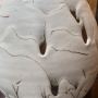 Vase en cramique, La Neige, Morinobu Kimura, n en 1932