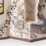 Yoshimasa Toba, sculpture paravent en grs maill, vers 1986