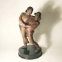 Les lutteurs, Iki ningyo,  att  Hanuma Masakichi, Japon, vers 1890