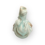 Vase en porcelaine Seiyakuji avec incrustation dargent par Yoji Kato Vers 1990